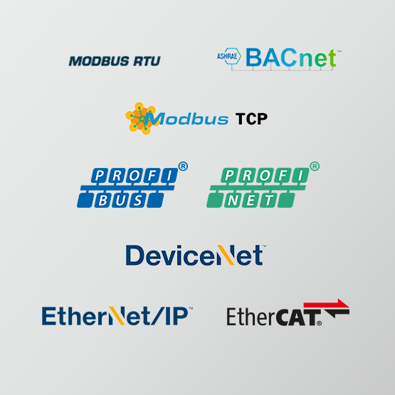 Mehrere Logos von bekannten Anbietern im Bereich der Datenübertragung